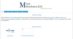 Desktop Screenshot of mosaicdist.com